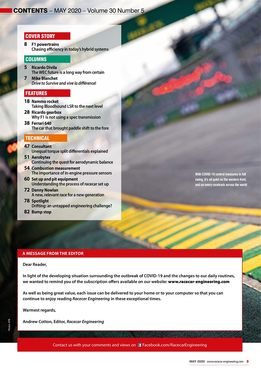 Racecar Engineering Preview Pages