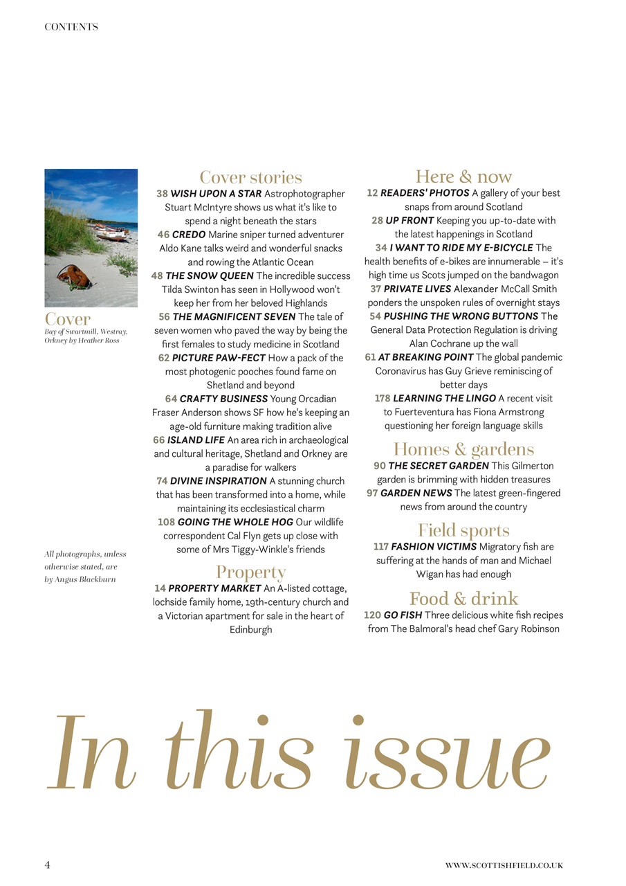 Scottish Field Preview Pages