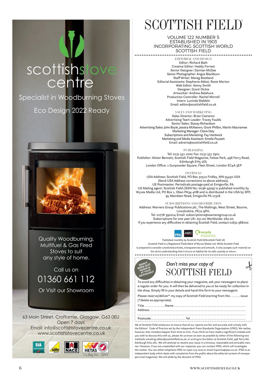 Scottish Field Preview Pages