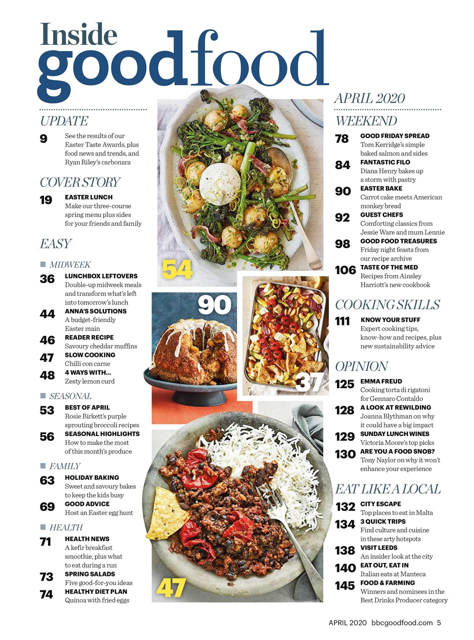 Good Food Magazine Preview Pages