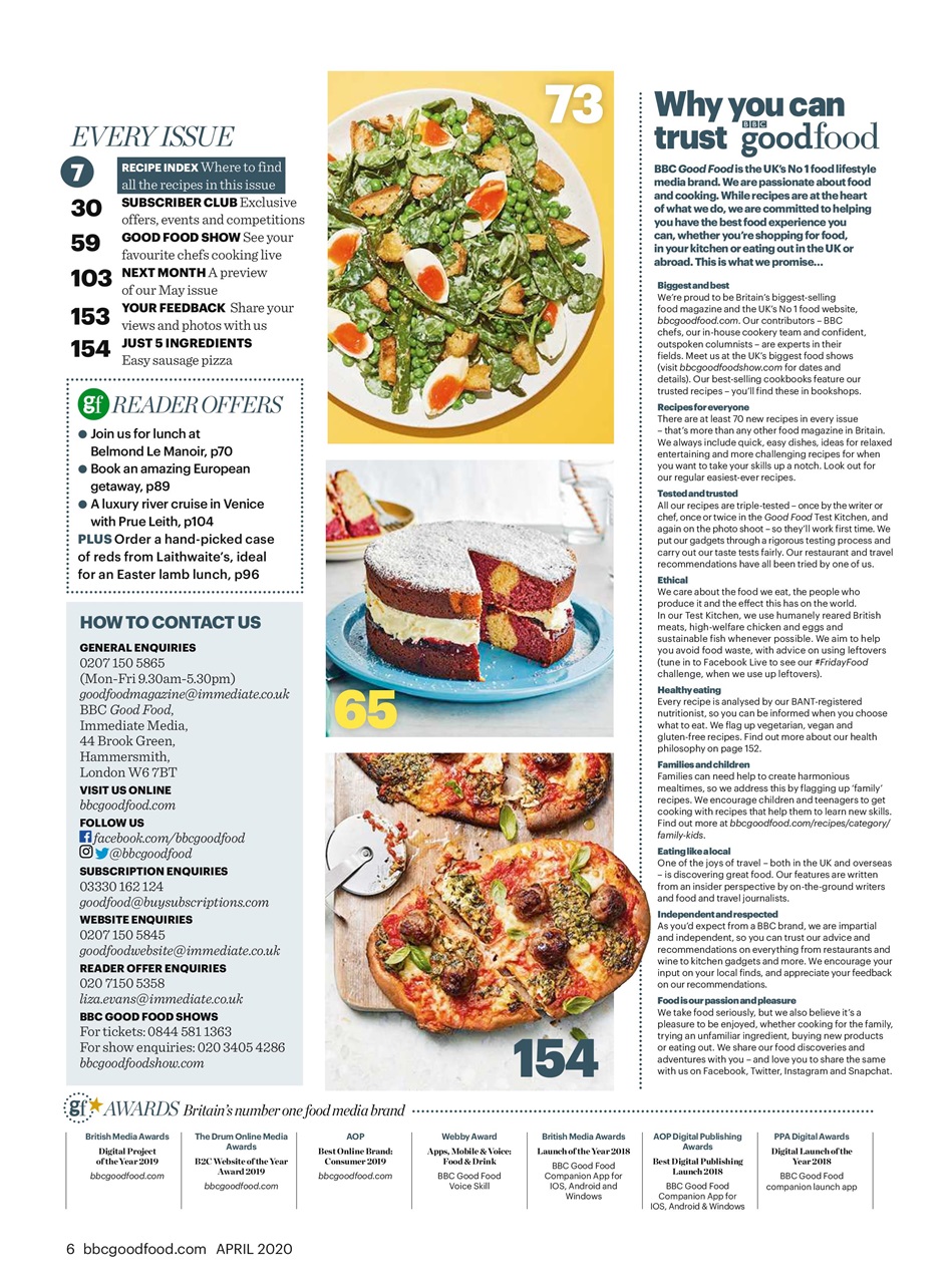 Good Food Magazine Preview Pages