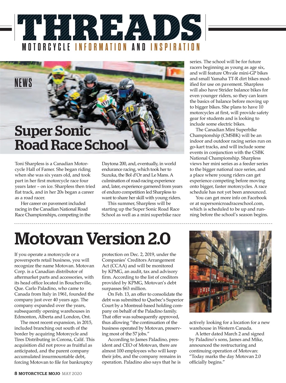 Motorcycle Mojo Preview Pages