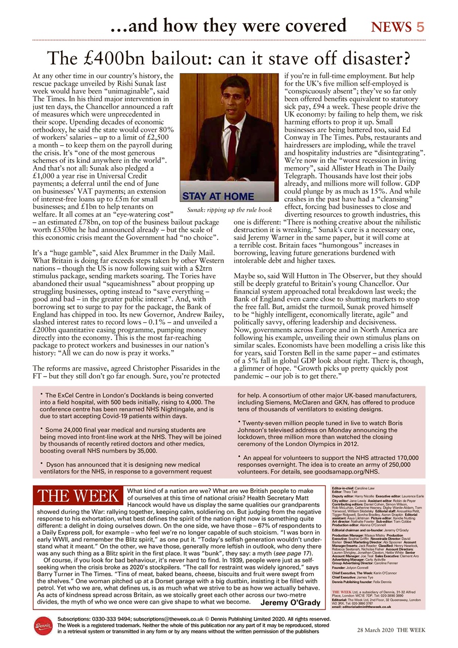 The Week Preview Pages