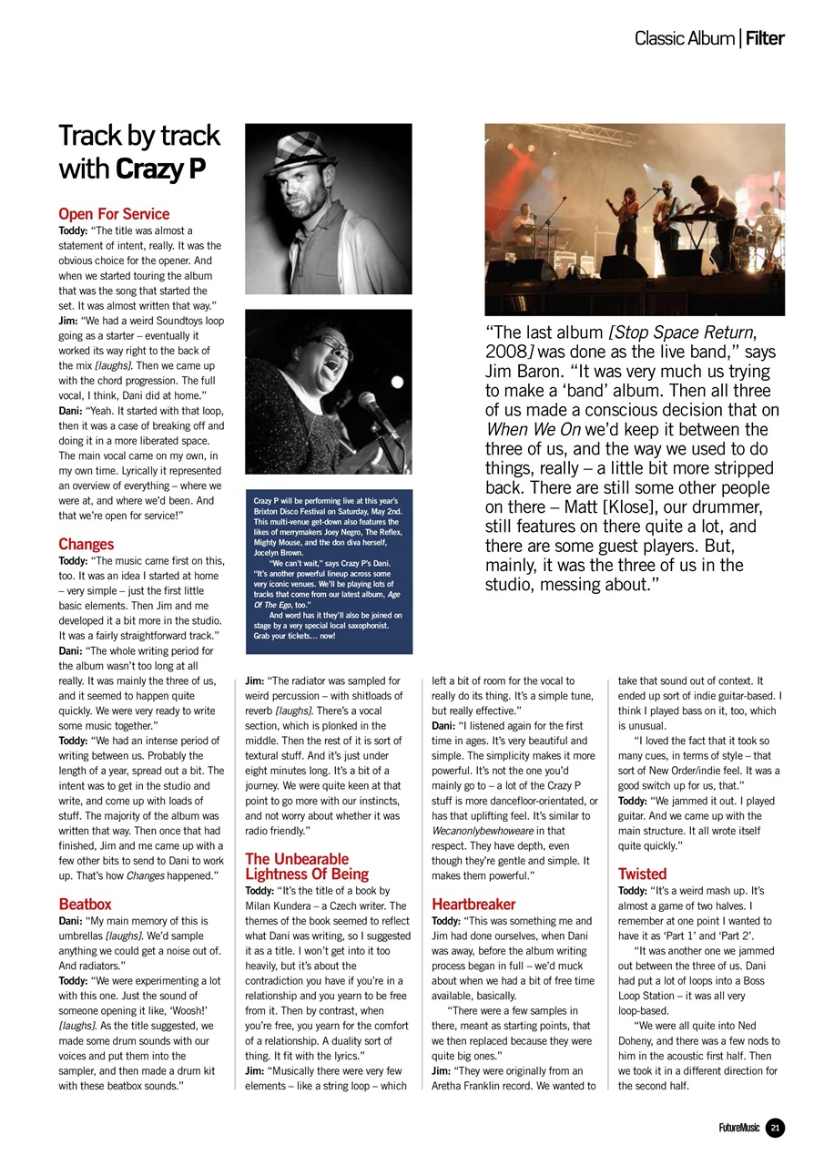 Future Music Preview Pages