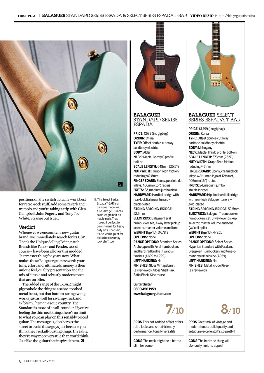 Guitarist Preview Pages