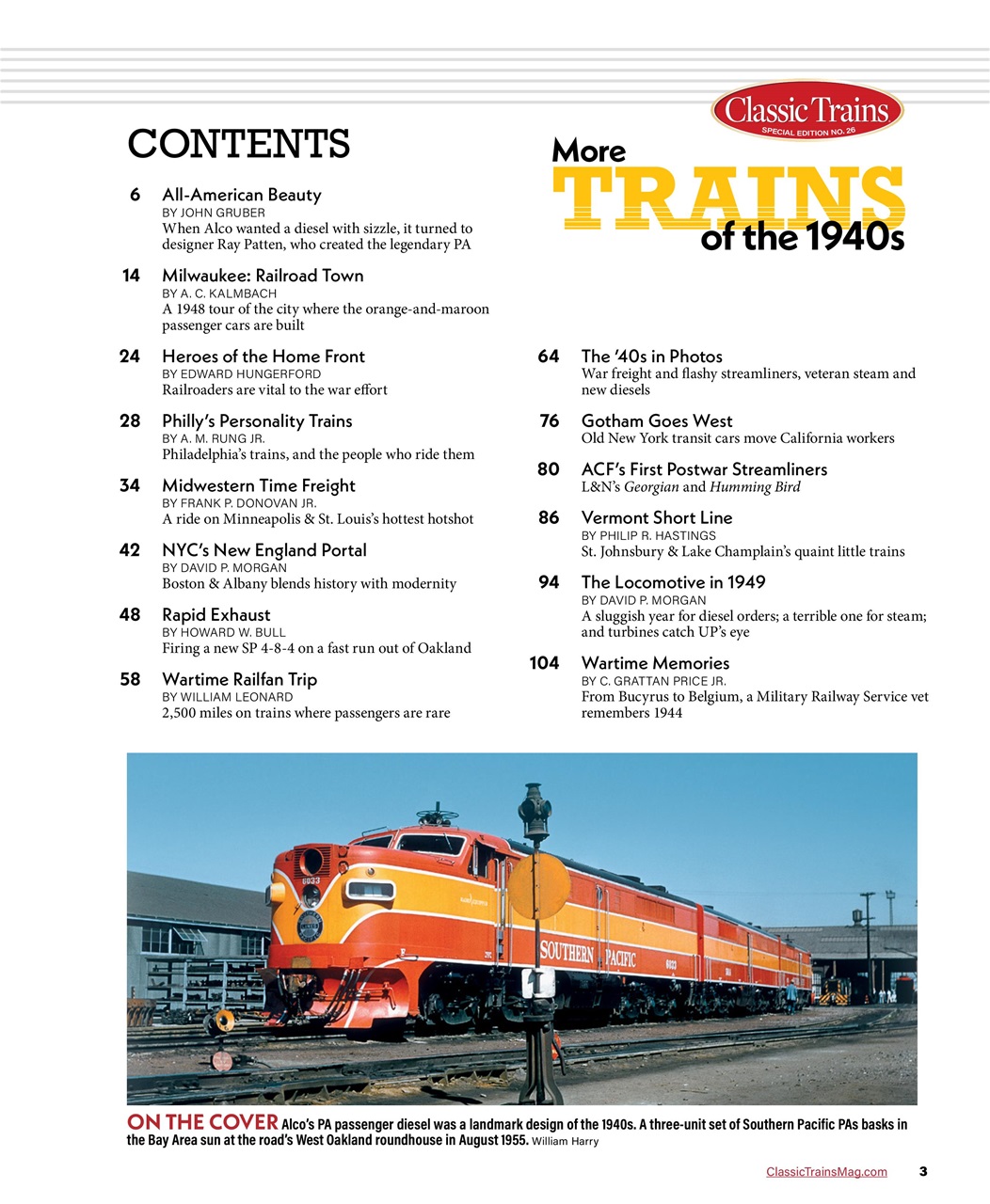 Classic Trains Preview Pages