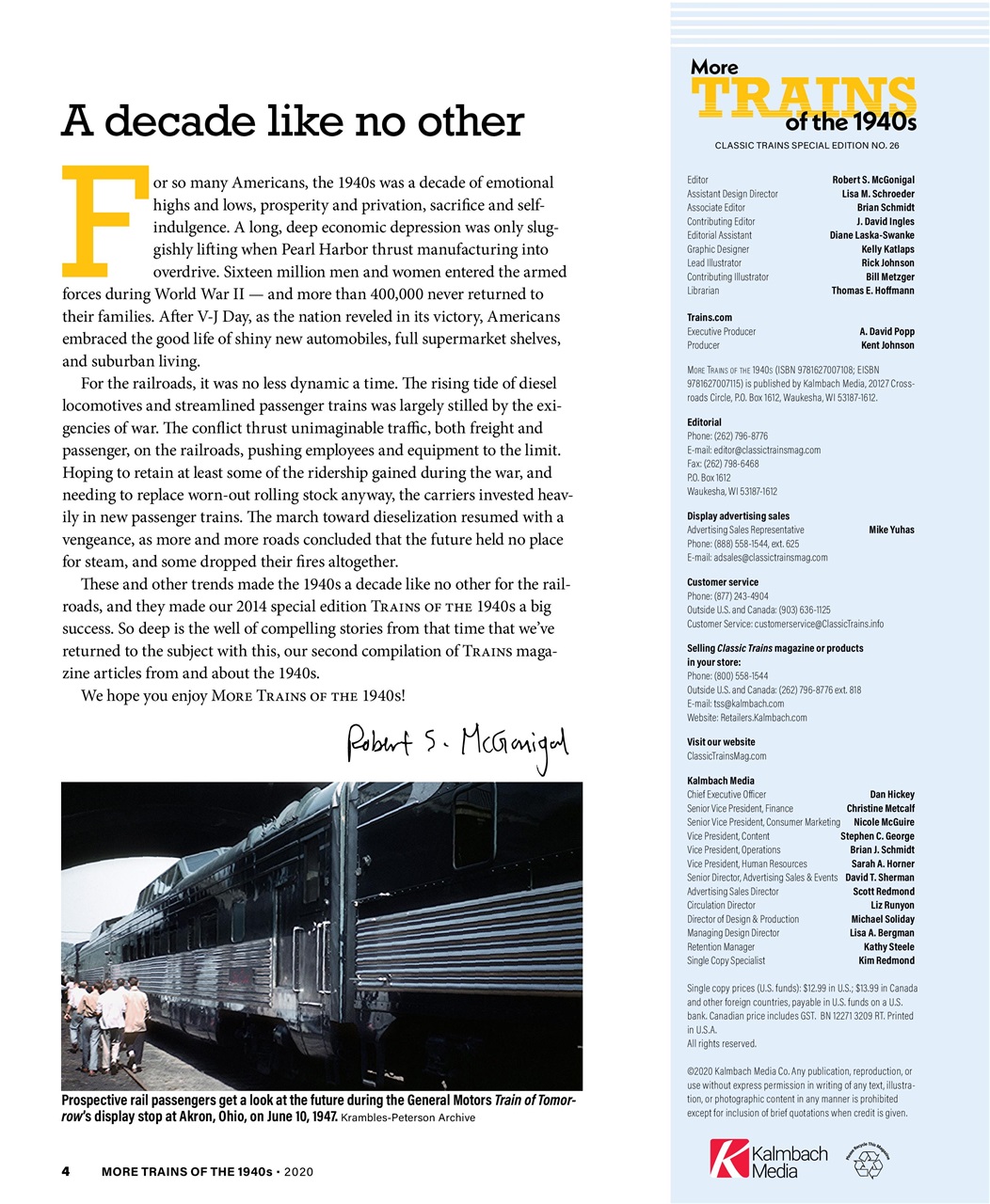 Classic Trains Preview Pages