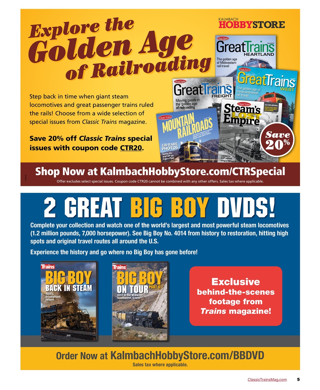 Classic Trains Preview Pages