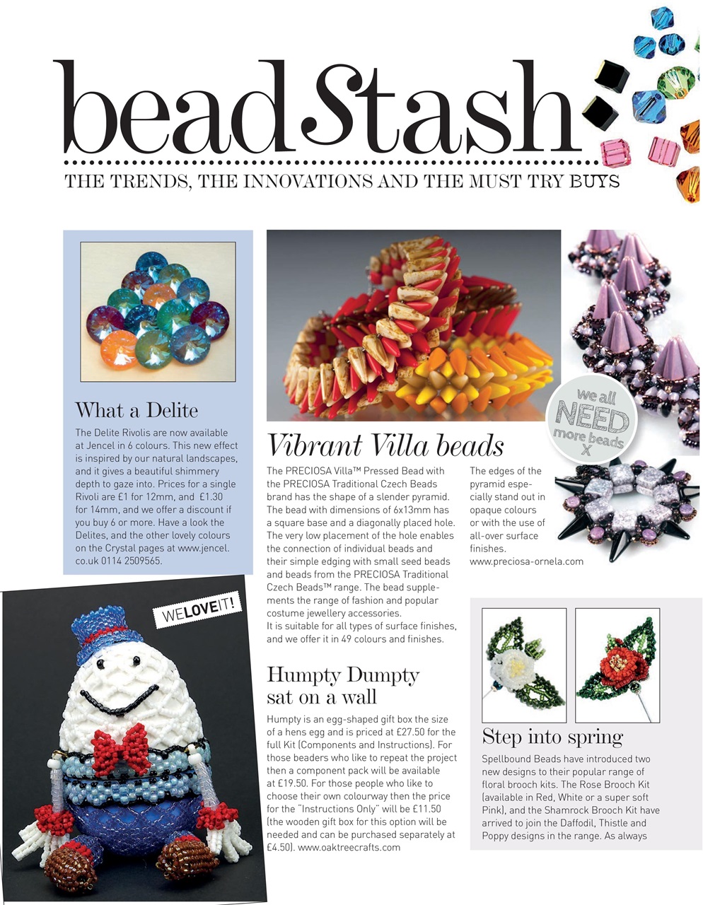 Bead & Jewellery Magazine Preview Pages