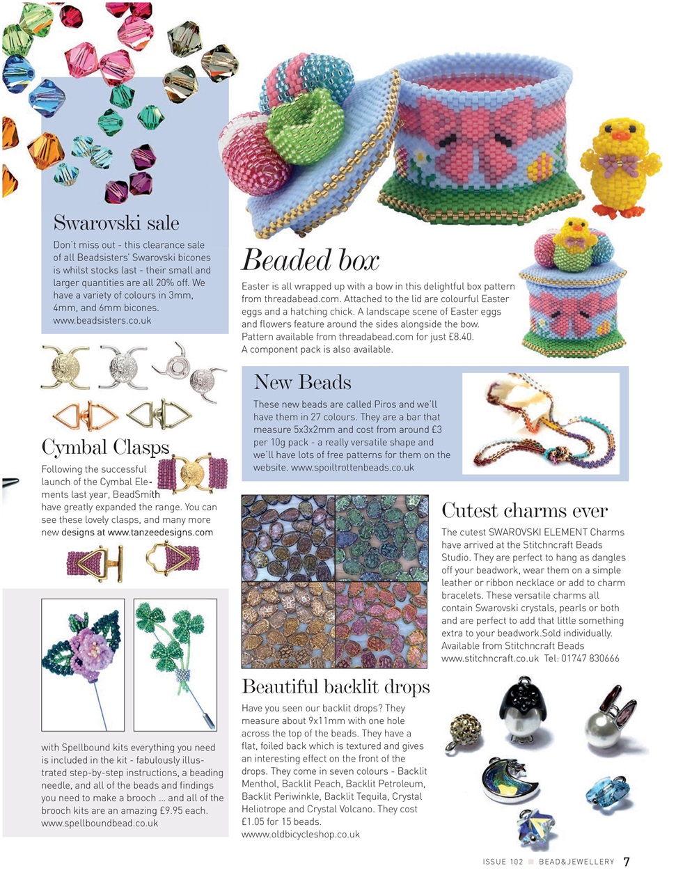 Bead & Jewellery Magazine Preview Pages