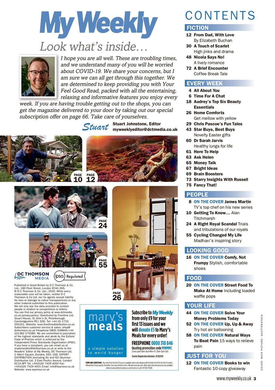 My Weekly Preview Pages