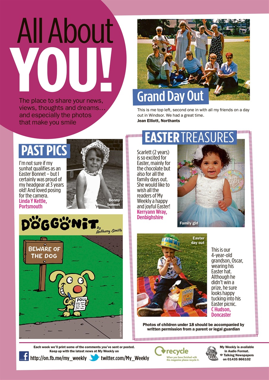 My Weekly Preview Pages