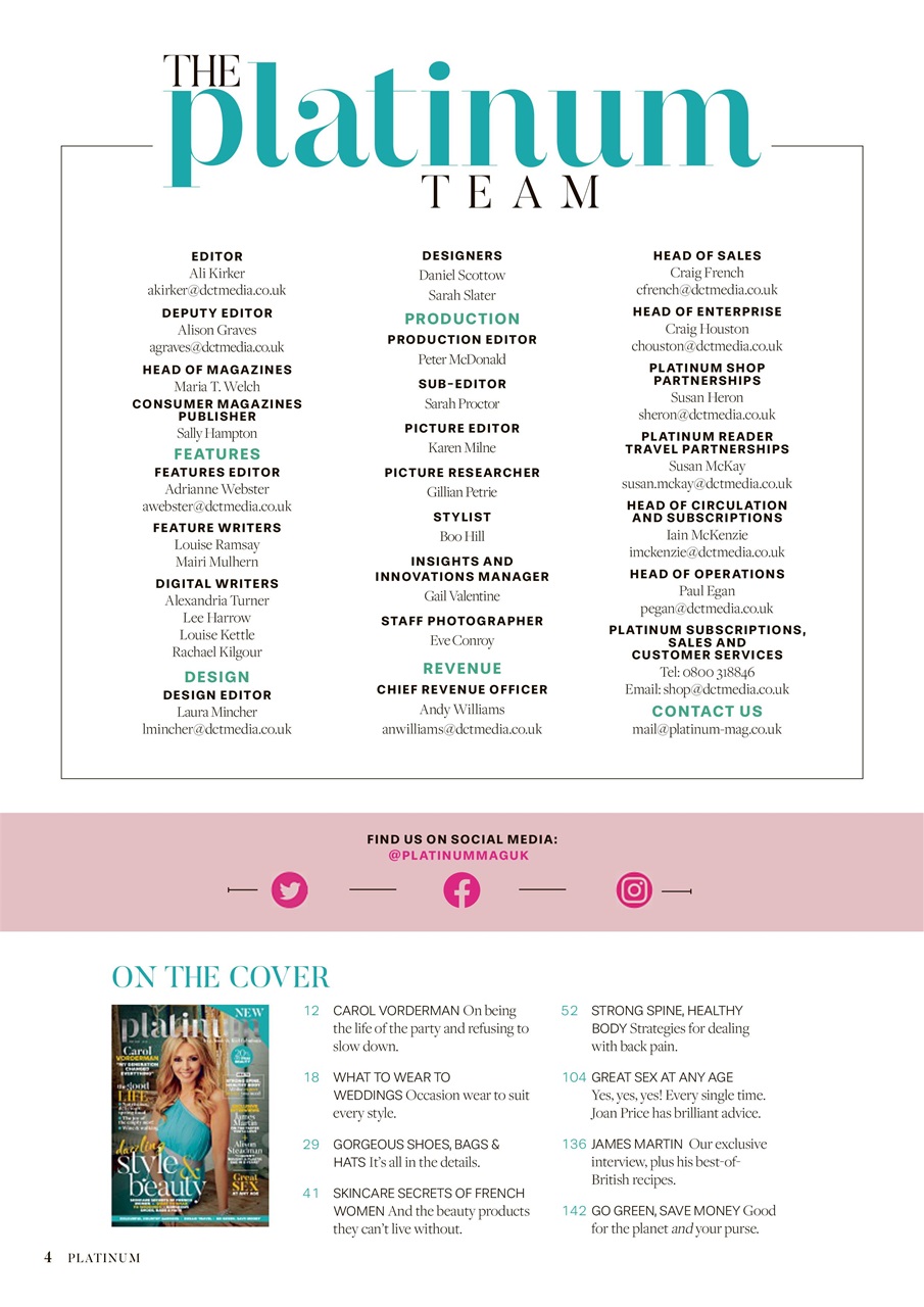 Platinum Preview Pages