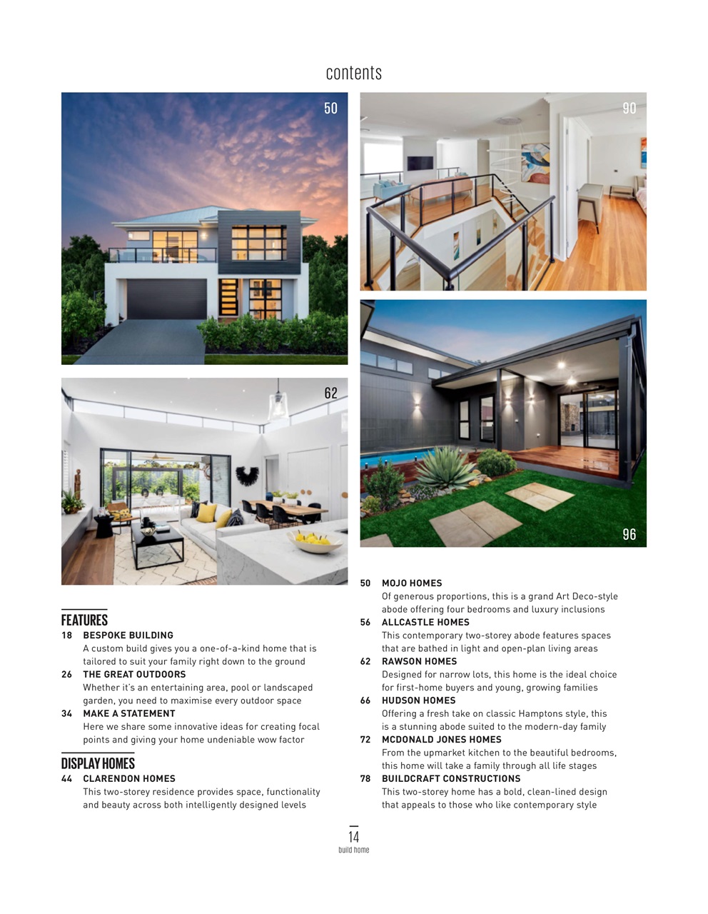 Build Home Preview Pages