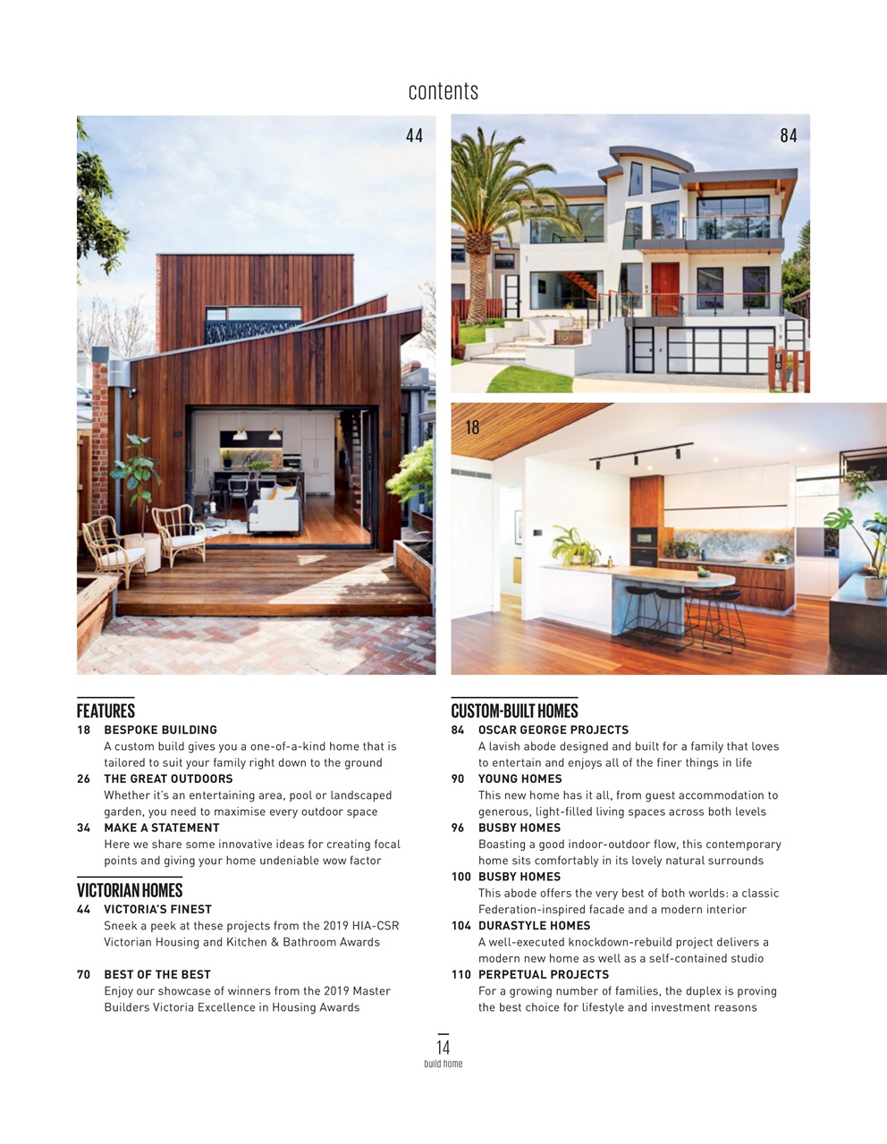 Build Home Victoria Preview Pages