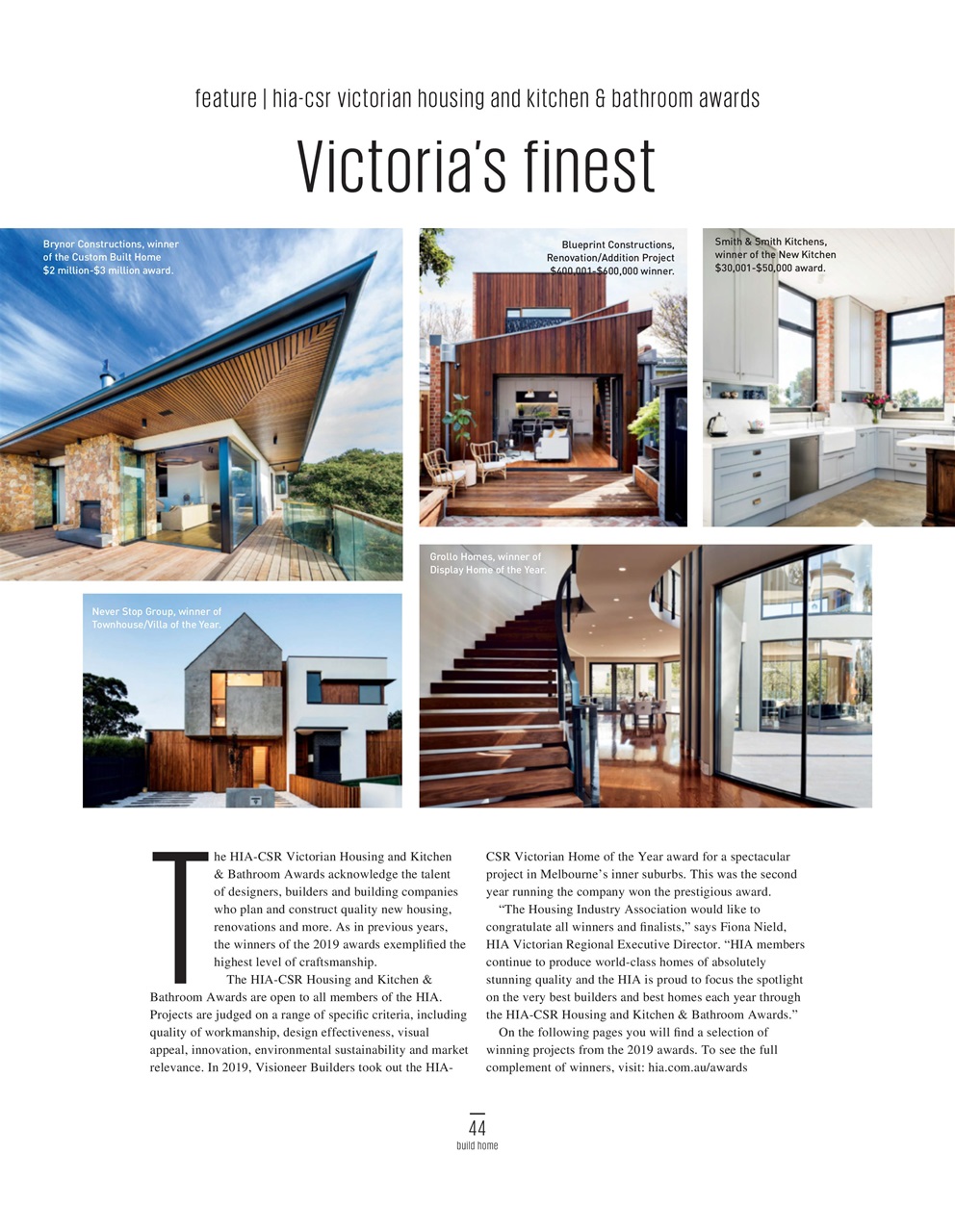 Build Home Victoria Preview Pages