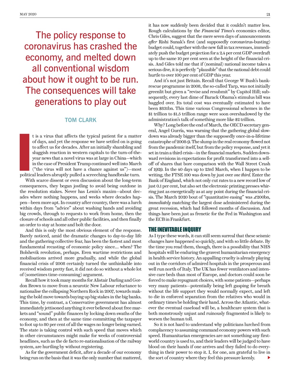 Prospect Magazine Preview Pages