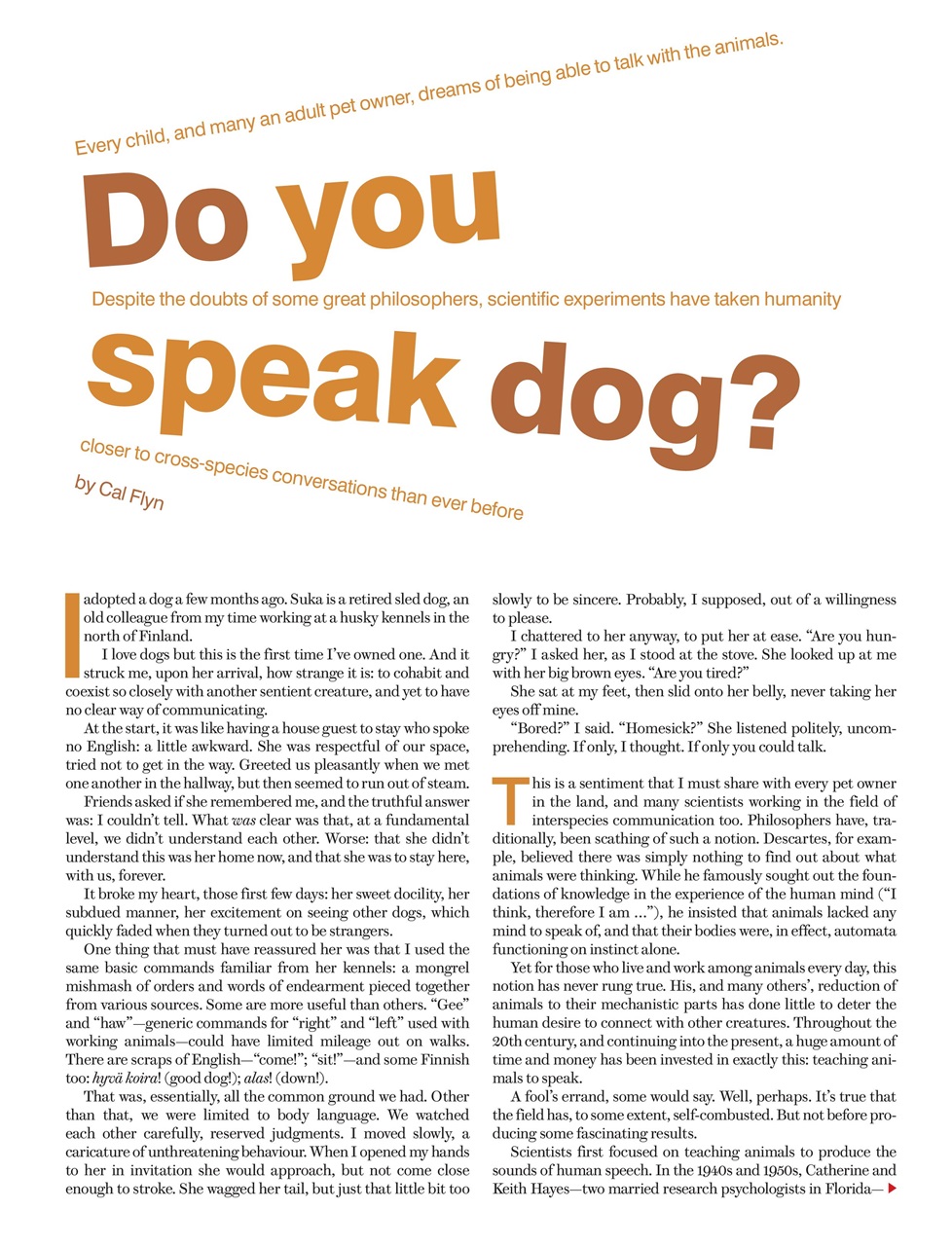 Prospect Magazine Preview Pages