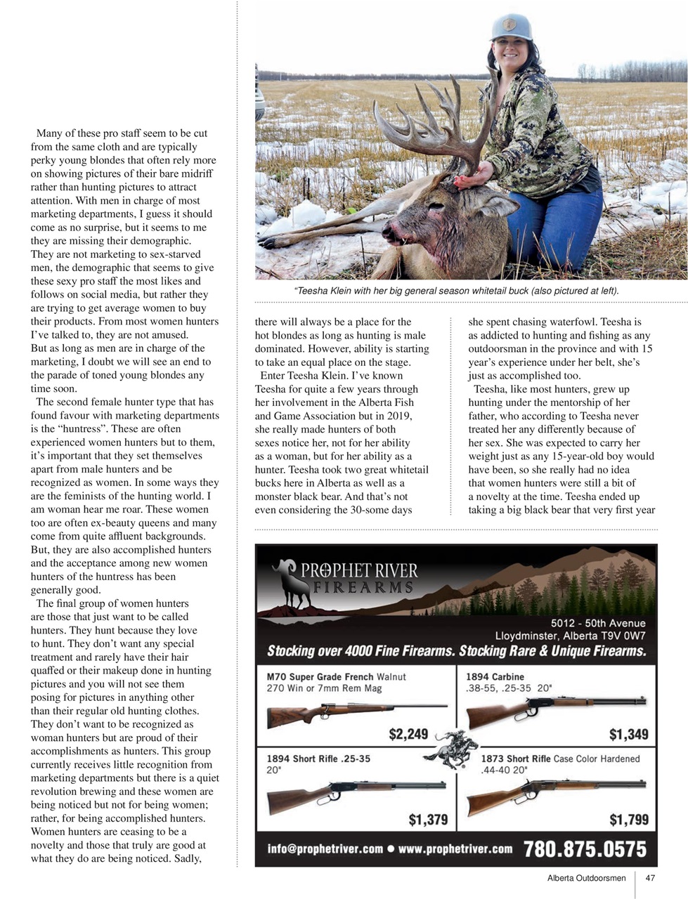 Alberta Outdoors Preview Pages