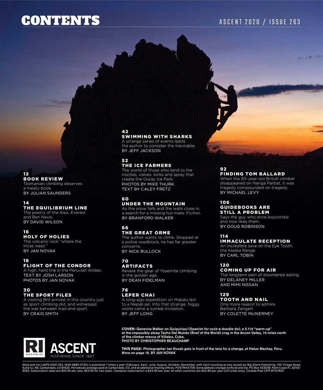 Rock and Ice Preview Pages