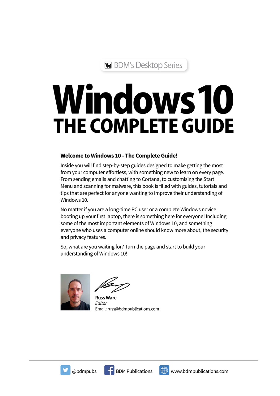 Windows User Preview Pages
