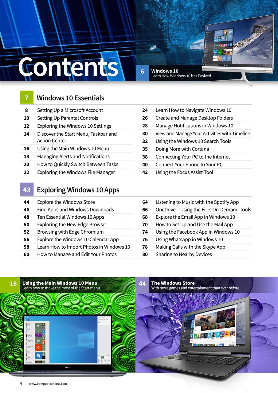 Windows User Preview Pages
