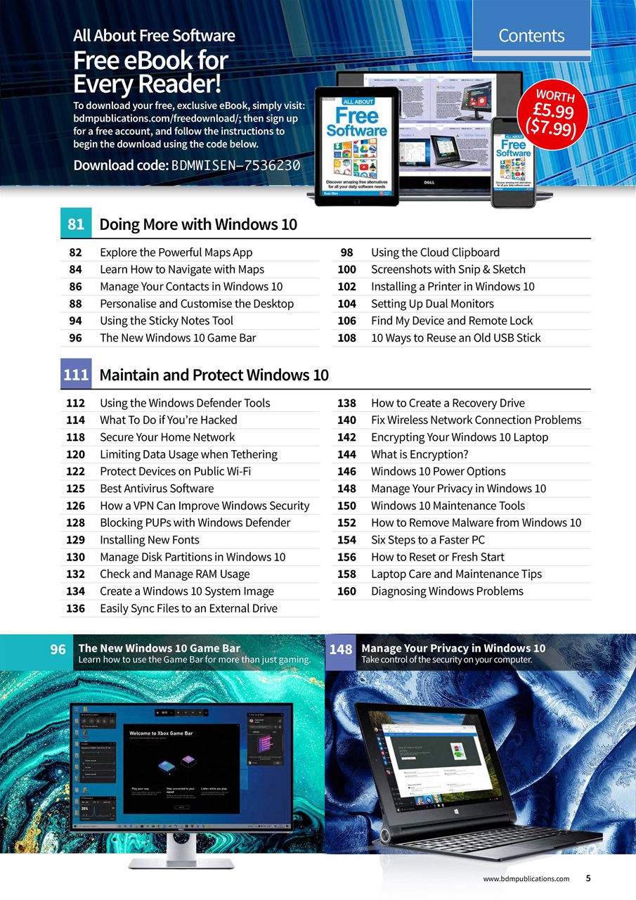 Windows User Preview Pages