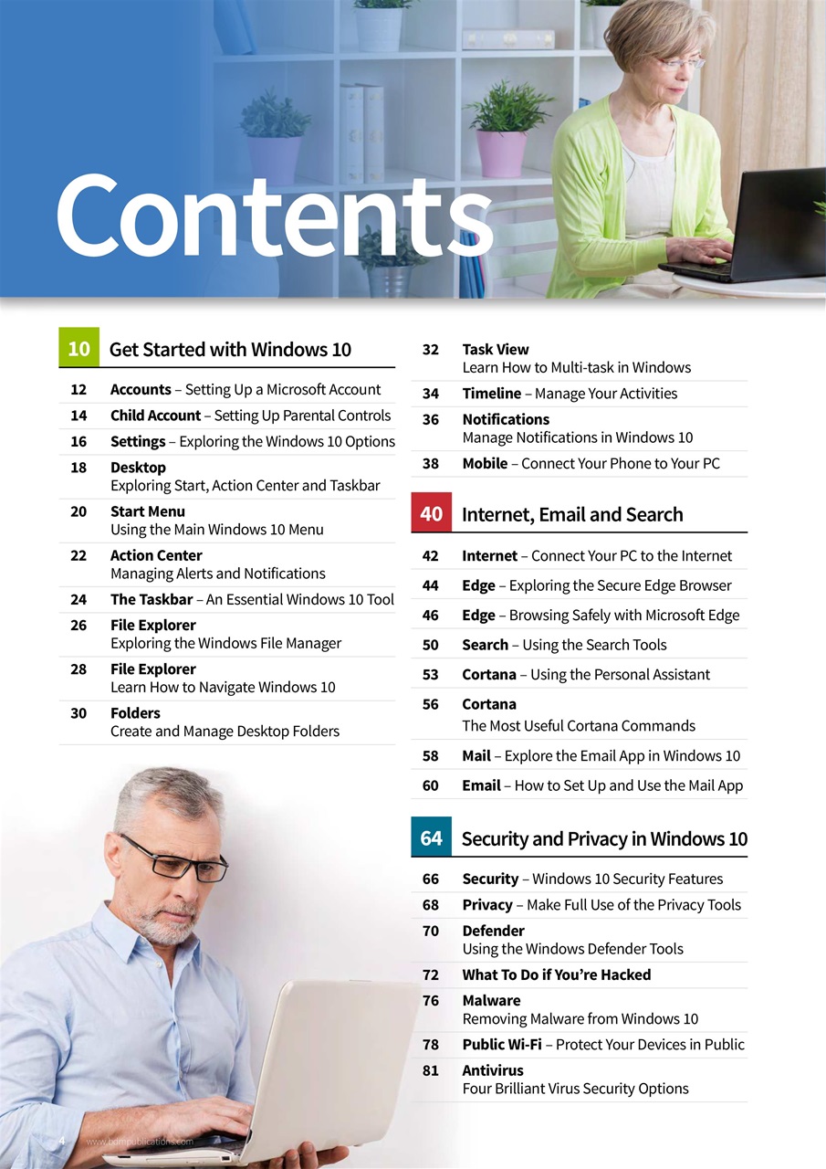 Tech for Seniors Preview Pages