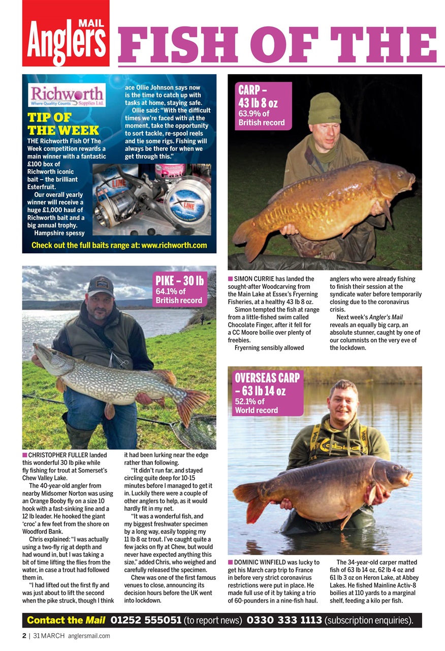 Anglers Mail Preview Pages