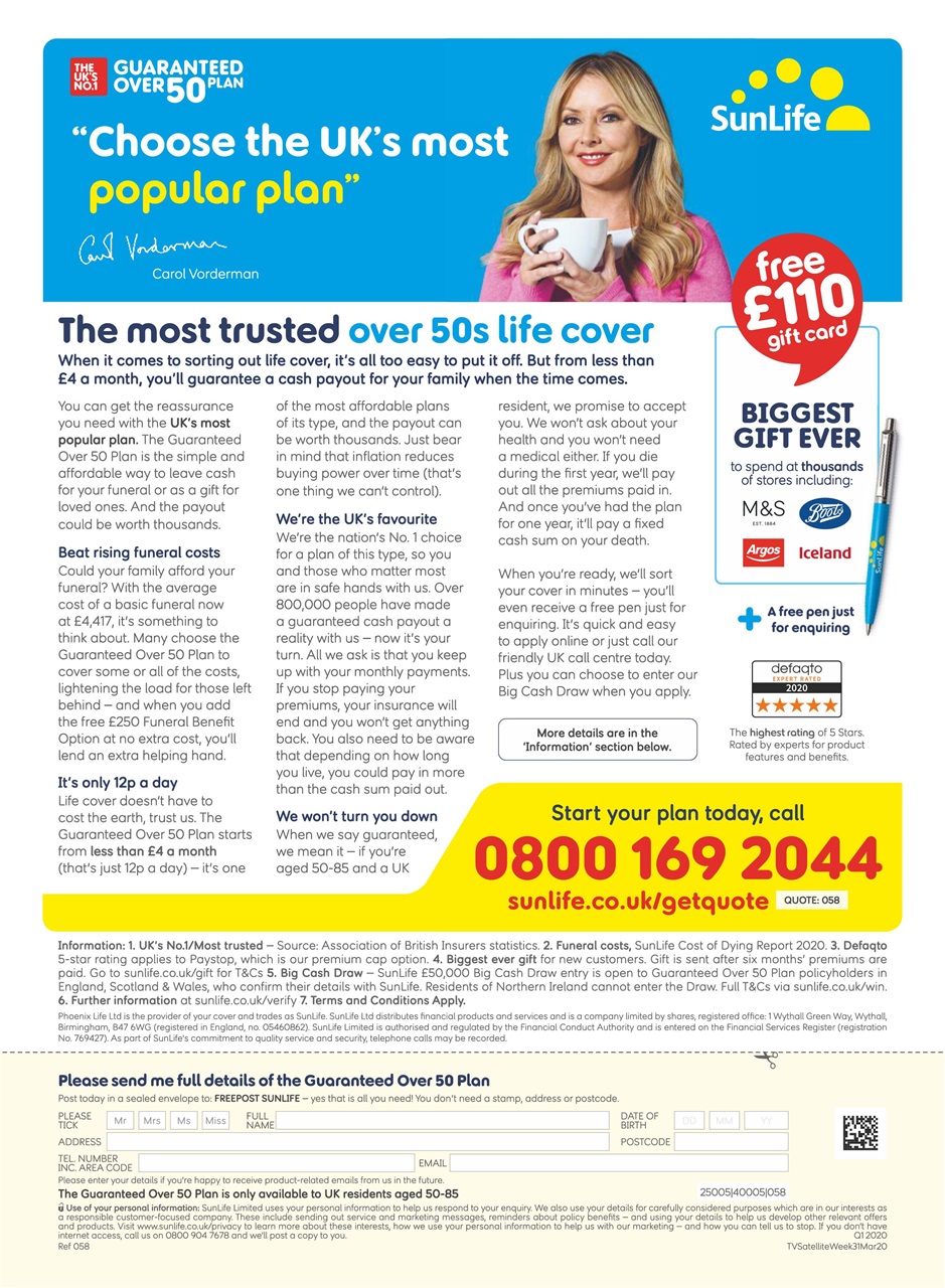 TV & Satellite Week Preview Pages