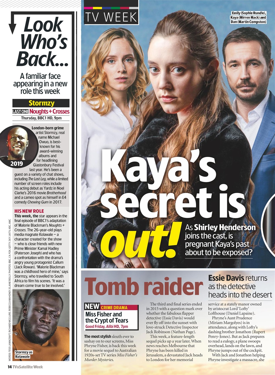 TV & Satellite Week Preview Pages