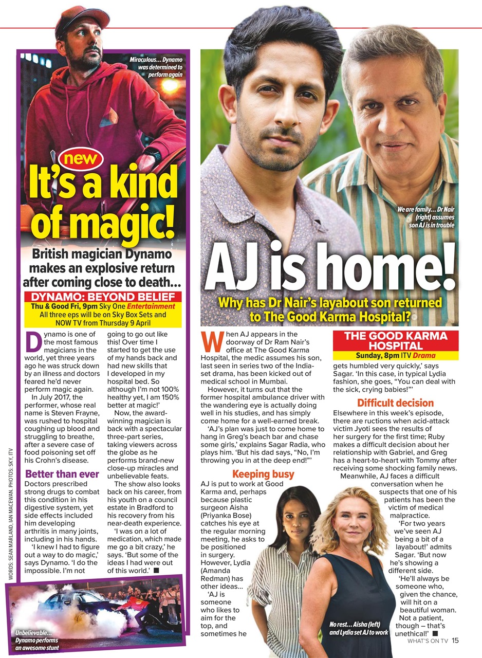 What's on TV Preview Pages