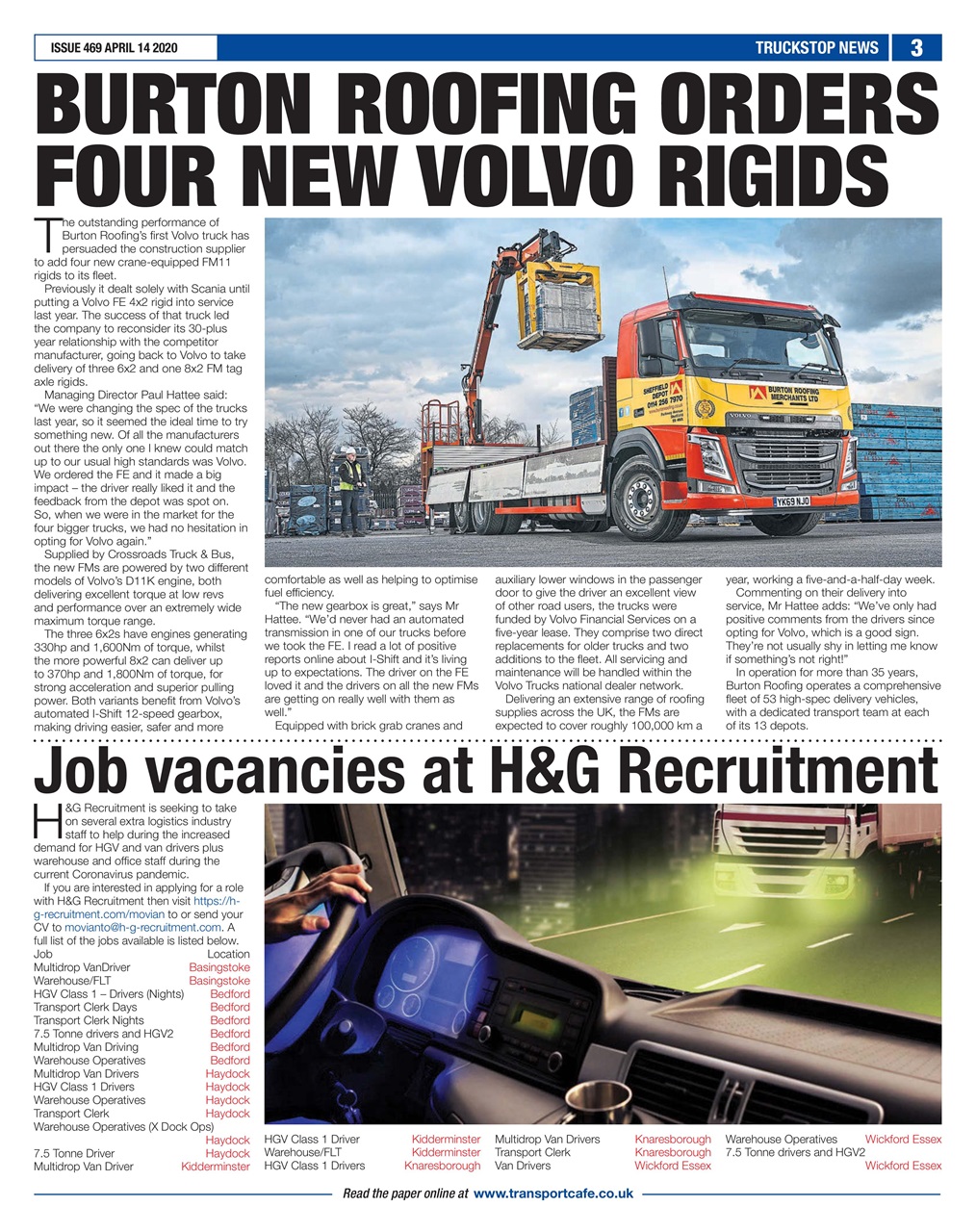 Truckstop News Preview Pages