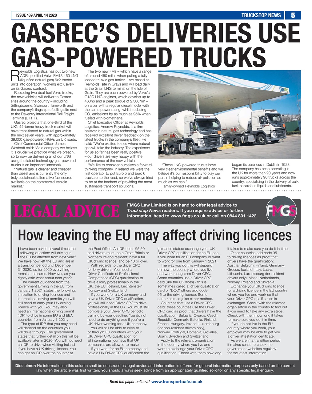 Truckstop News Preview Pages