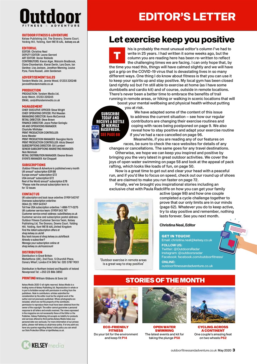 Outdoor Fitness & Adventure Preview Pages