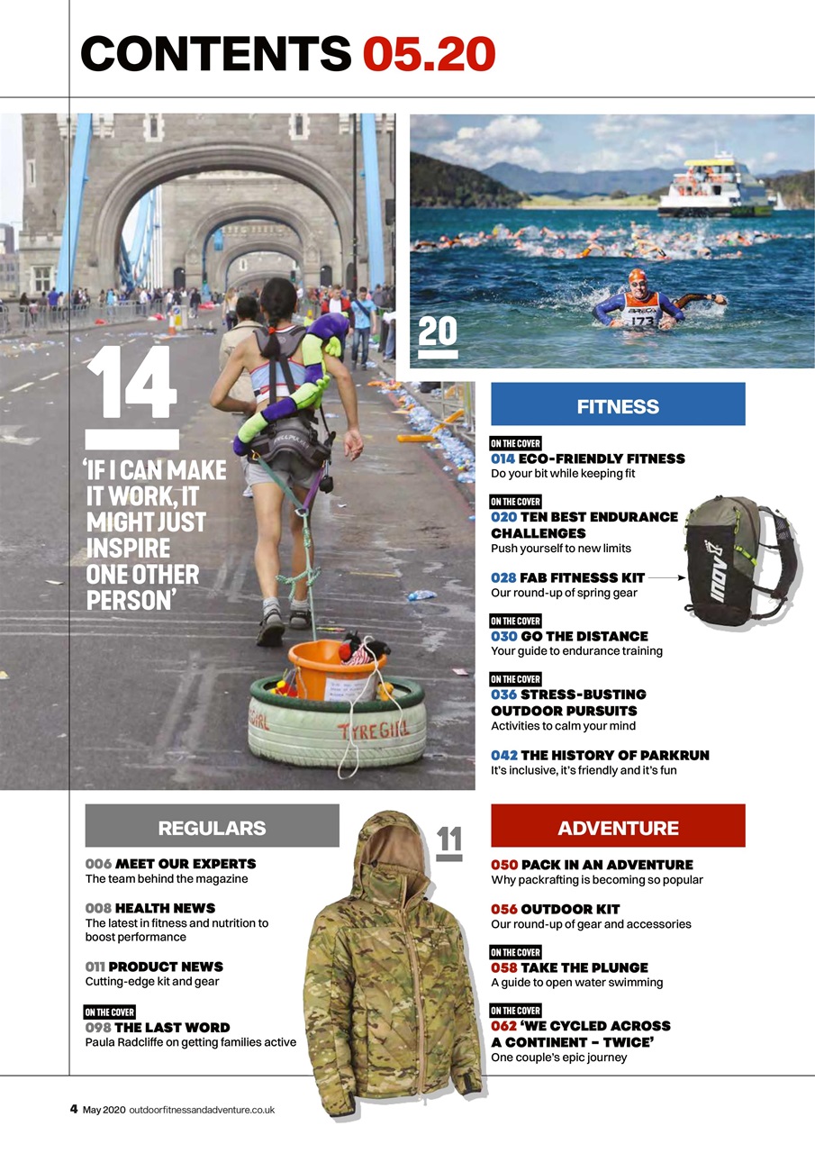Outdoor Fitness & Adventure Preview Pages