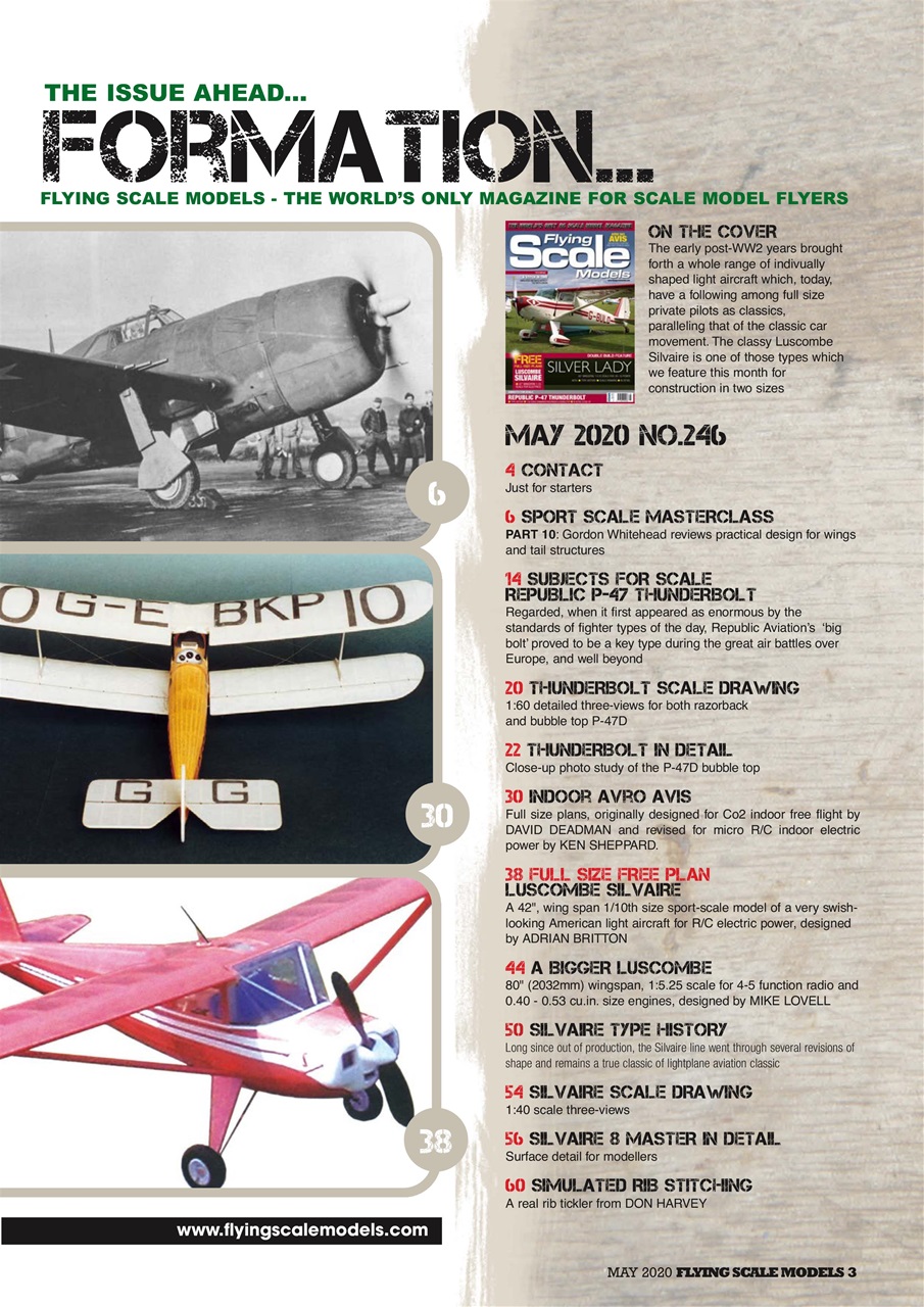 Flying Scale Models Preview Pages