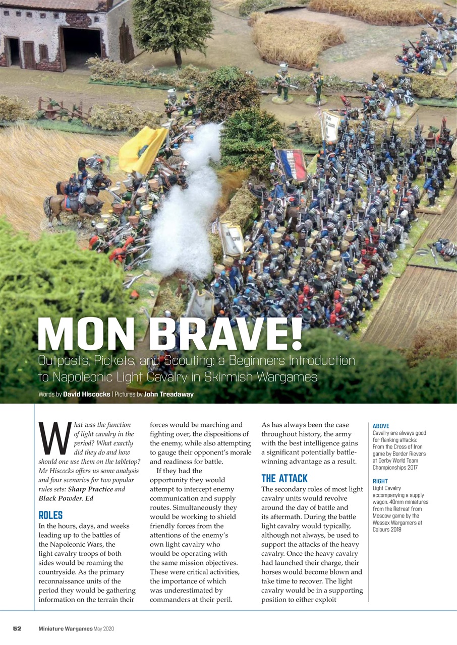 Miniature Wargames Preview Pages