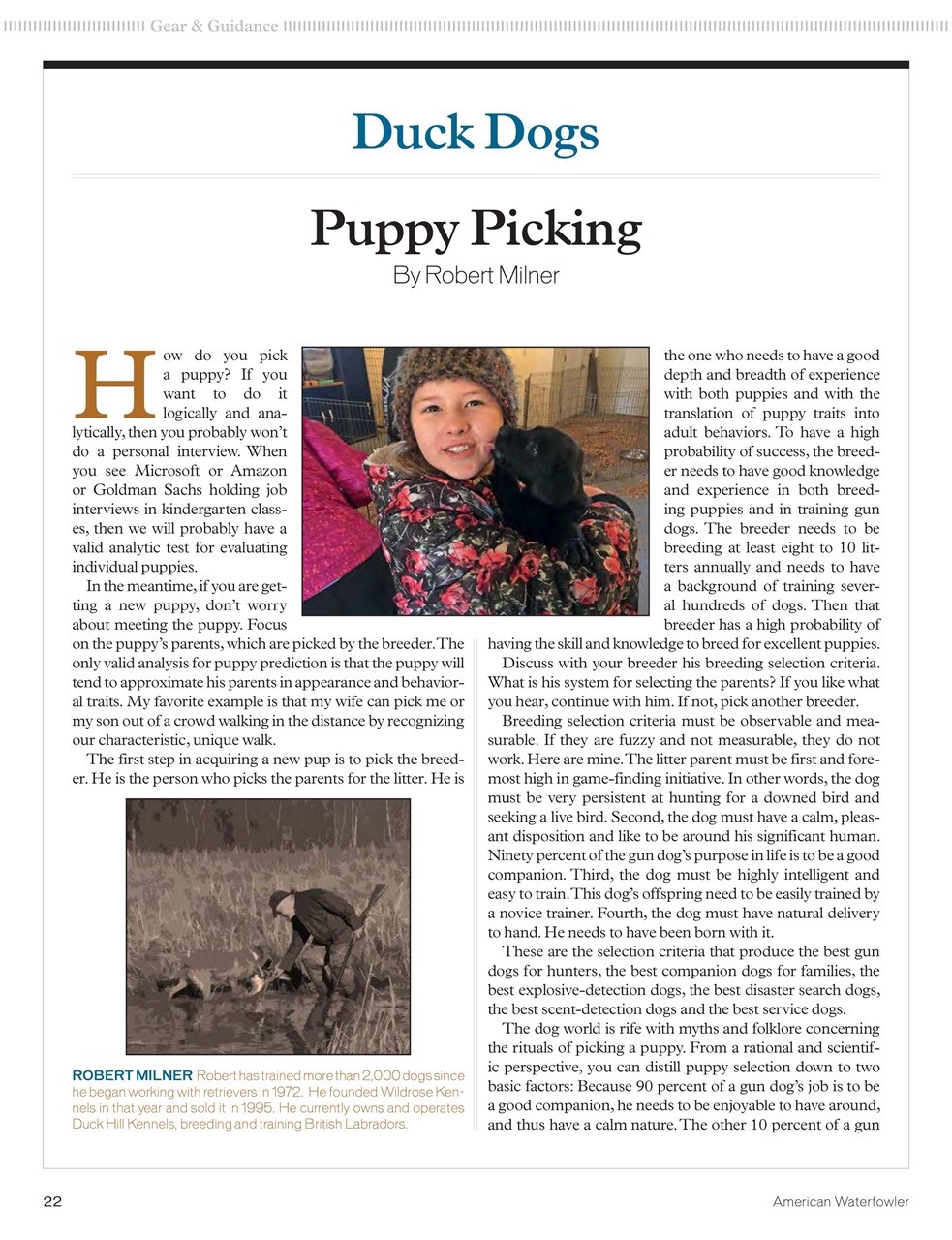 American Waterfowler Preview Pages