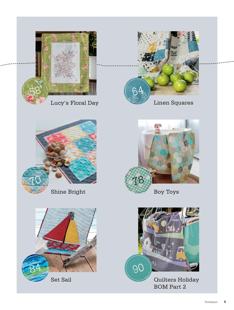 Homespun Preview Pages