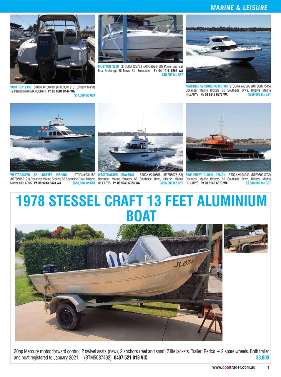 Boat Trader Australia Preview Pages