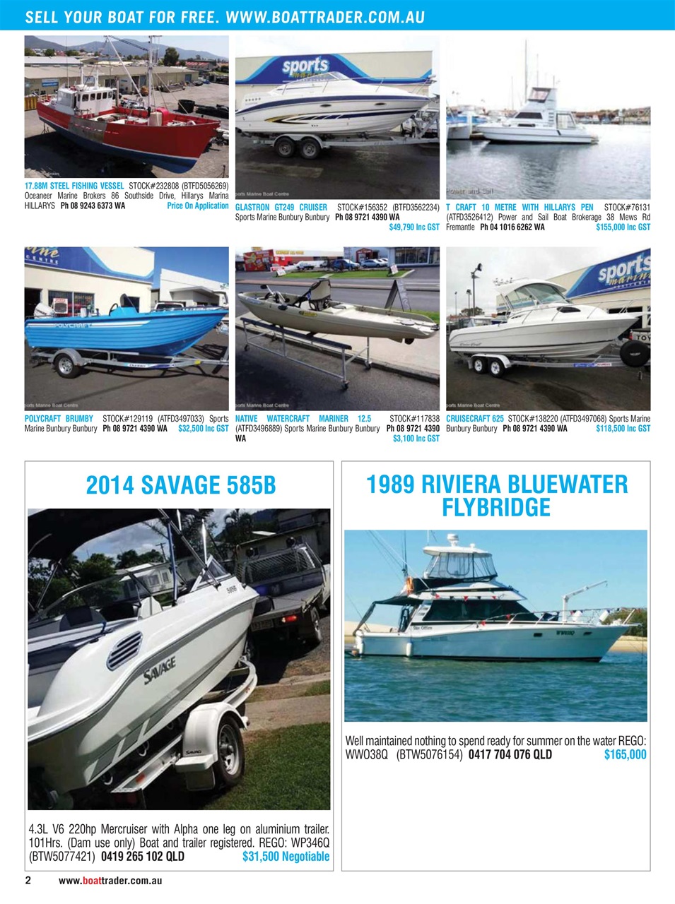 Boat Trader Australia Preview Pages