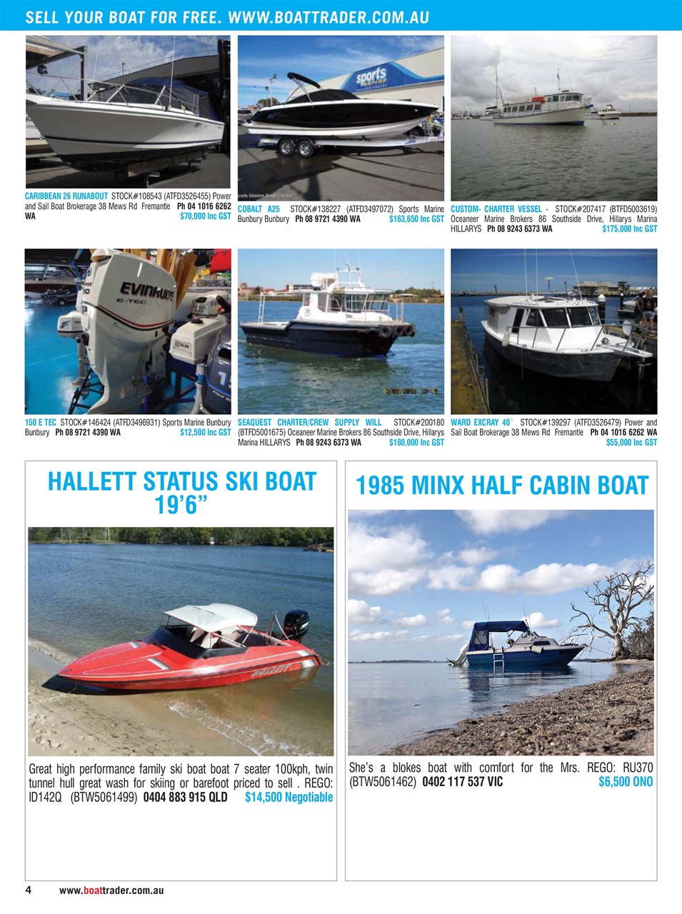 Boat Trader Australia Preview Pages