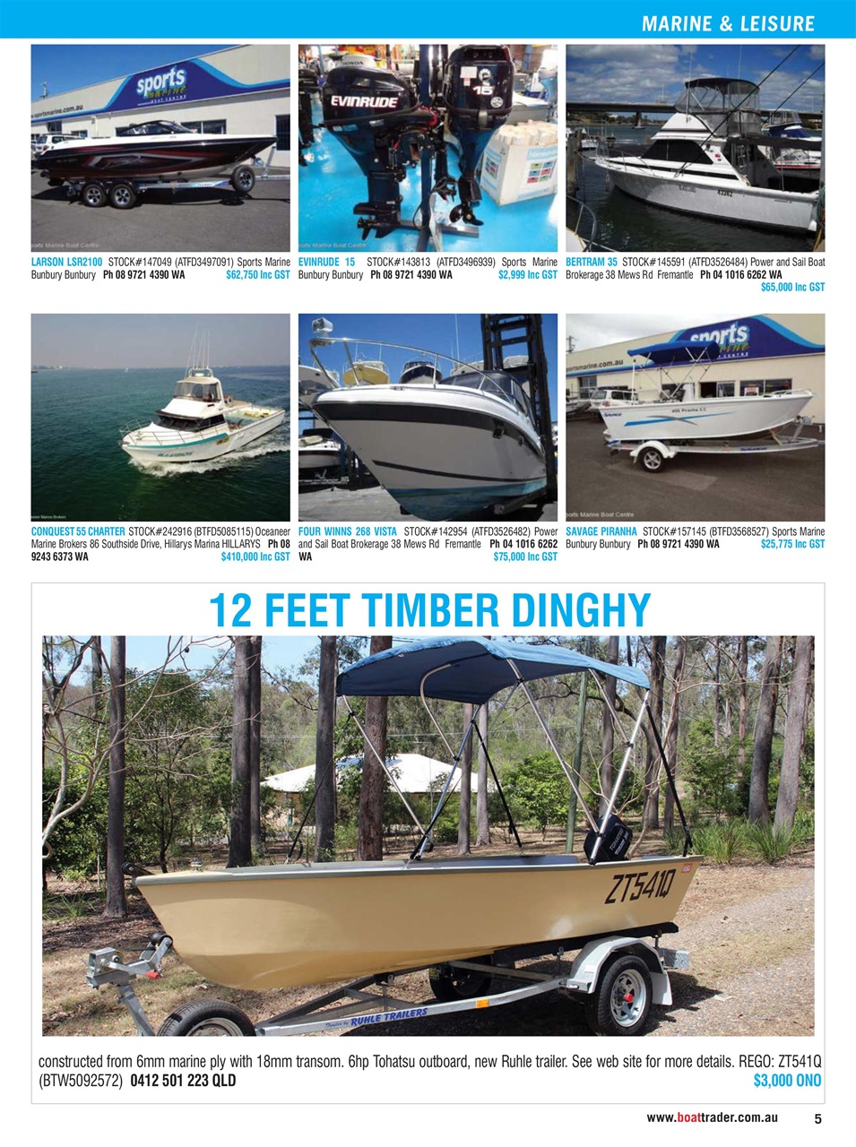Boat Trader Australia Preview Pages