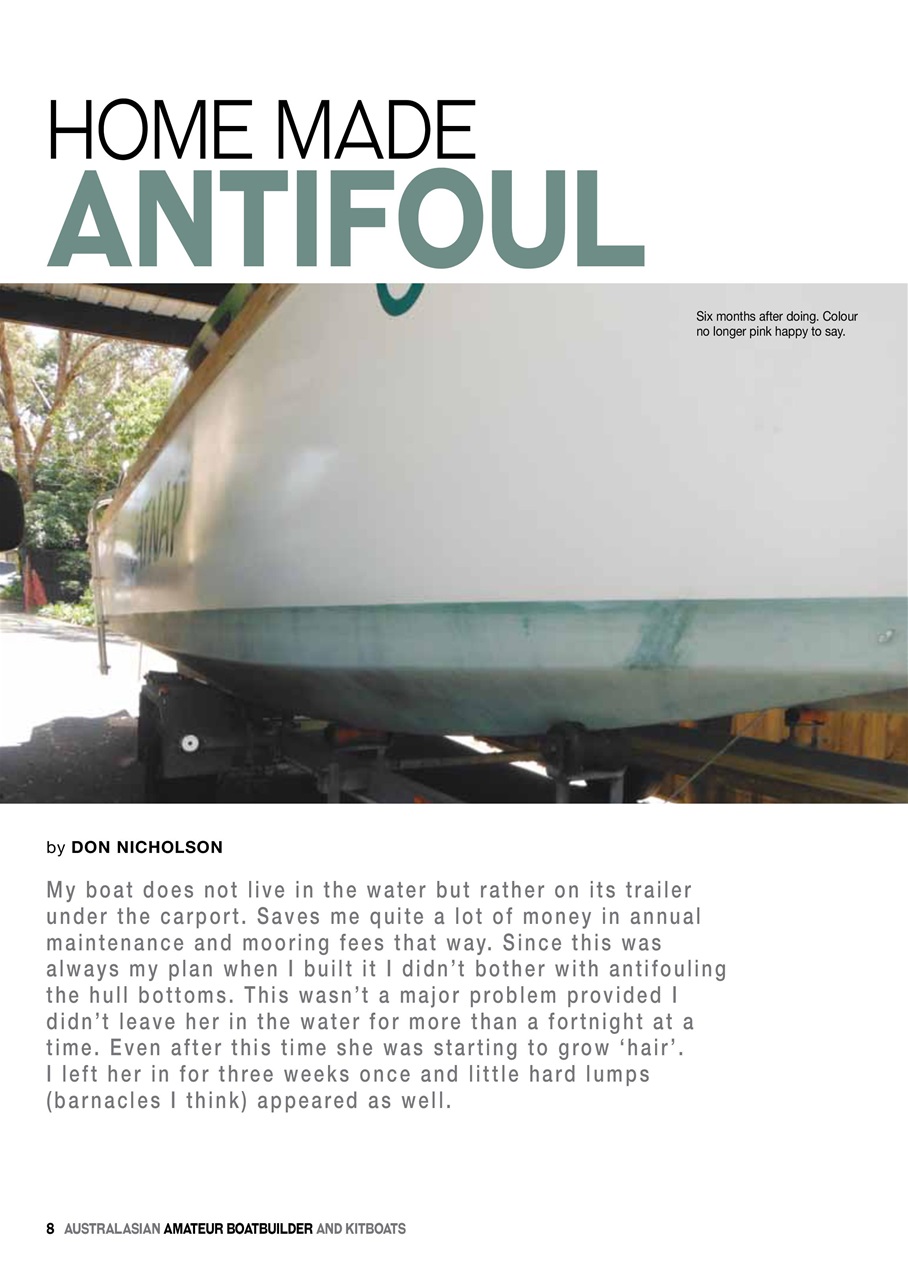 Australian Amateur Boat Builder Preview Pages