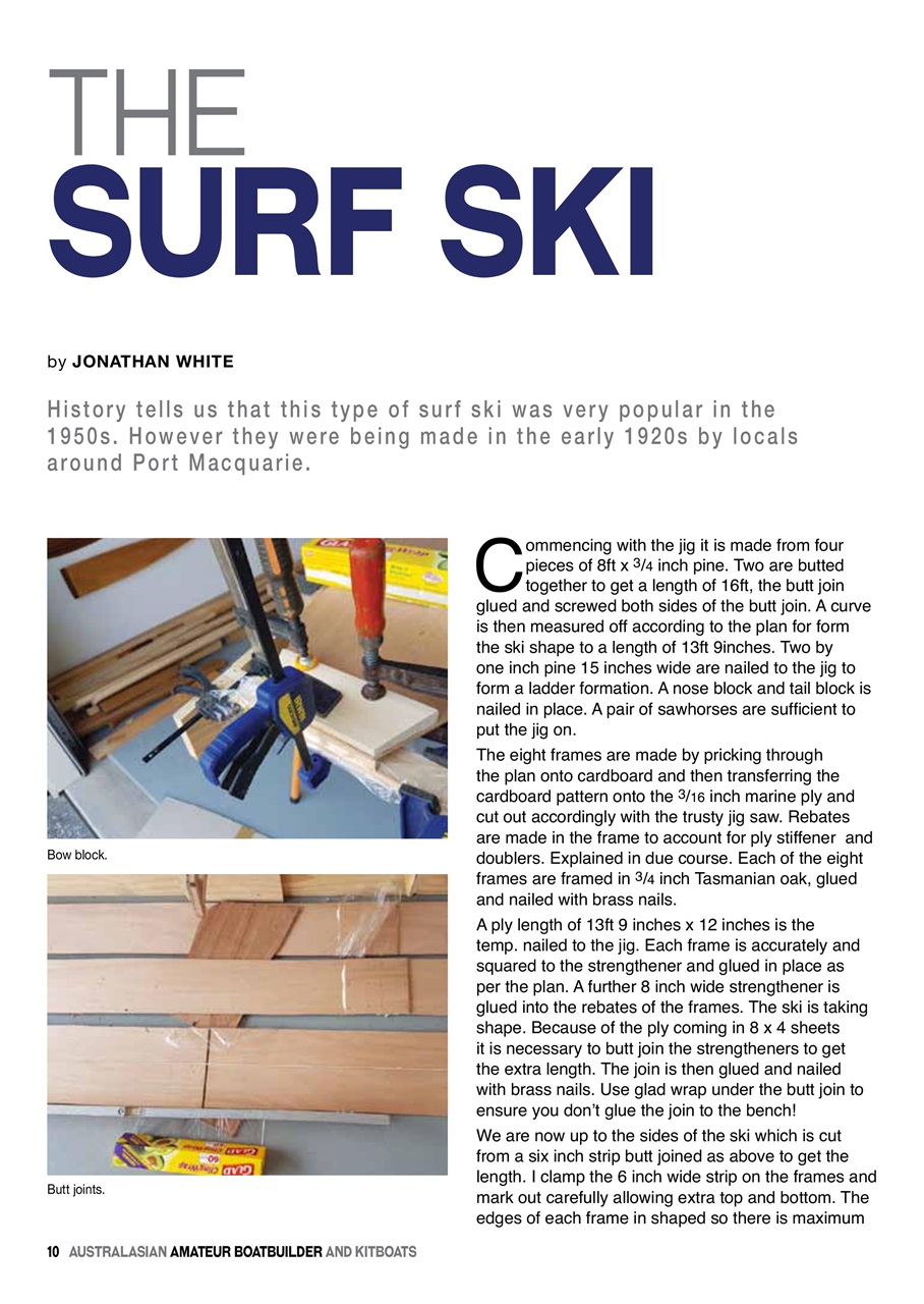 Australian Amateur Boat Builder Preview Pages