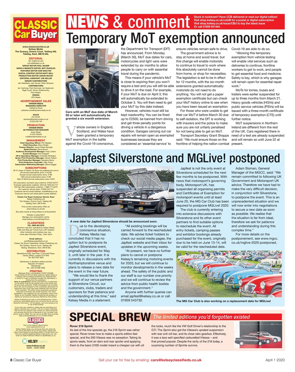Classic Car Buyer Preview Pages