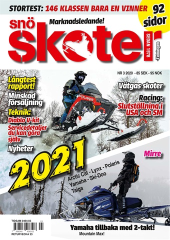 Tidningen Snöskoter issue 3-2020