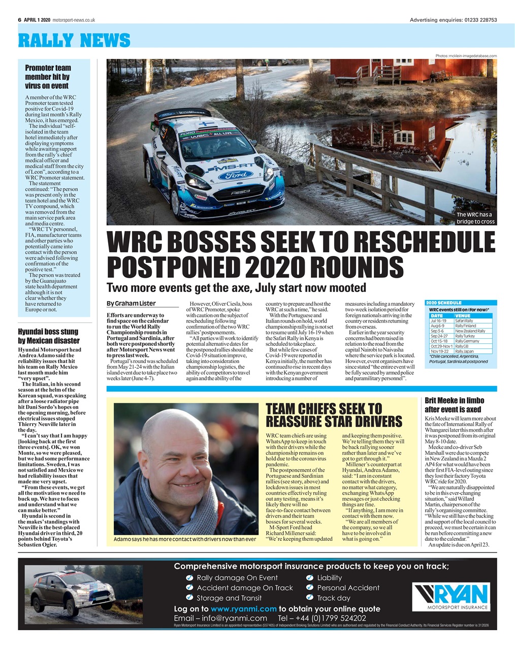 Motorsport News Preview Pages