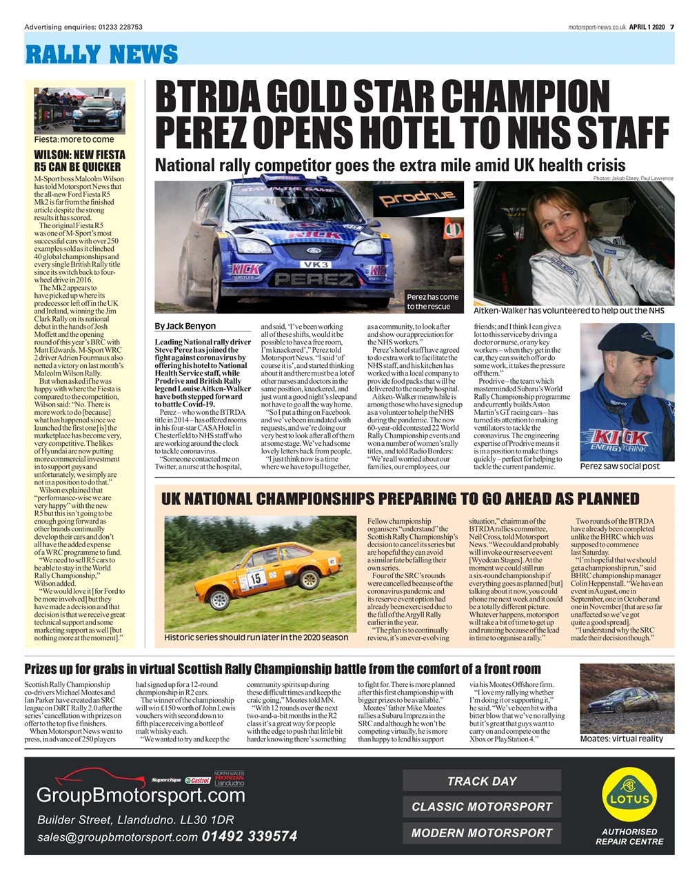 Motorsport News Preview Pages
